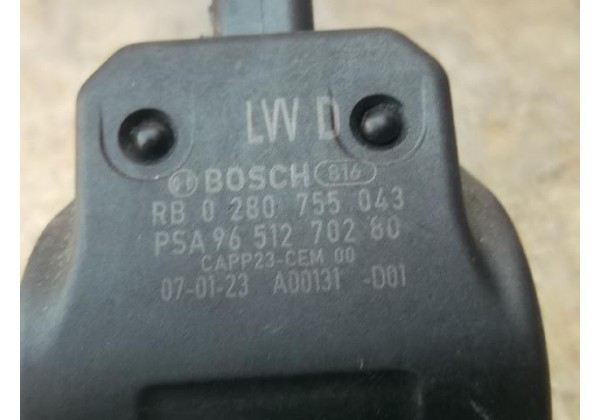 Потенціометр, датчик положення педалі газу 307, 308, C4 1.6 hdi, 0280755043, 9651270280